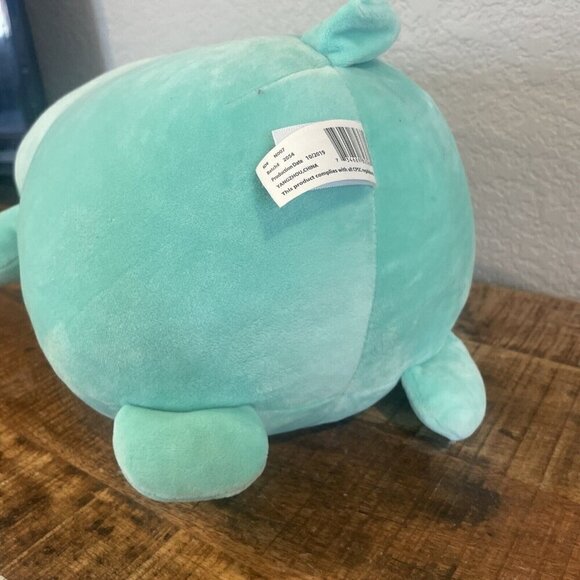 Squishmallows Hugmees Pierre the Bright Teal Blue Easter Alpaca 14inch 2019 - Picture 9 of 9
